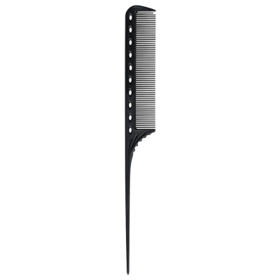 Tupírovací hrebeň so špičkou Y.S. PARK Tail comb YS-101 - čierny