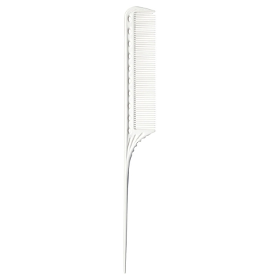 Tupírovací hrebeň so špičkou Y.S. PARK Tail comb YS-101 - biely