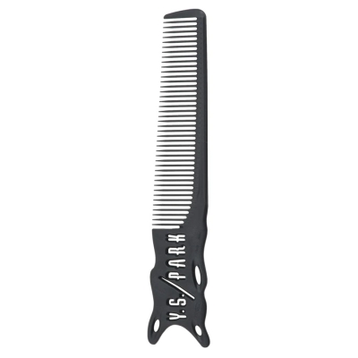 Pánsky hrebeň Y.S. PARK Barber comb YS-209 - čierny
