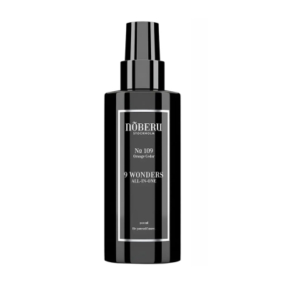 Vyživujúci a hydratačný sprej s tepelnou ochranou na vlasy aj bradu NOBERU 9 Wonders All-in-One Orange cedar 200 ml