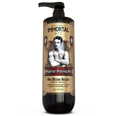Parfumovaný gél na holenie IMMORTAL NYC One million dollars Perfumed shaving gel 1000 ml