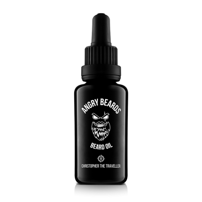 Olej na bradu a fúzy ANGRY BEARDS Beard oil Chris Traveller 30 ml