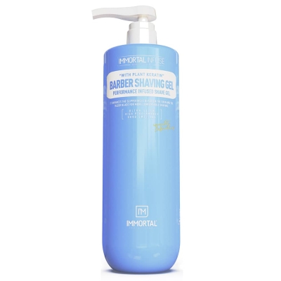 Profesionálny gél na holenie IMMORTAL Infuse Barber shaving gel ultra slick 1000 ml