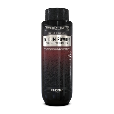 Telový púder IMMORTAL Infuse Talcum powder special for barbers 180 g