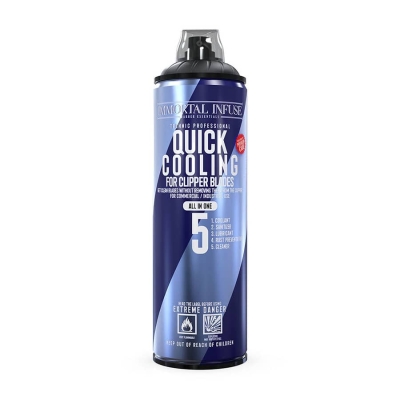 Chladiaci a ochranný sprej na hlavice strojčekov IMMORTAL Infuse 5in1 Quick cooling 500 ml