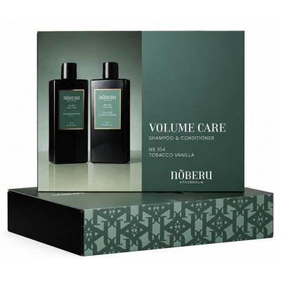 Súprava šampónu a kondicionéra pre objemný účes NOBERU Giftbox Volume duo Tobacco vanilla
