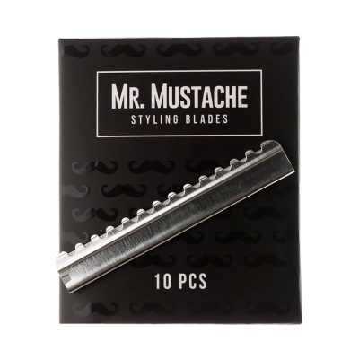 Efilačné žiletky MR. MUSTACHE Styling blades 10 ks