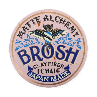 Matný styling na vlasy BROSH Clay Fiber pomade 120 g