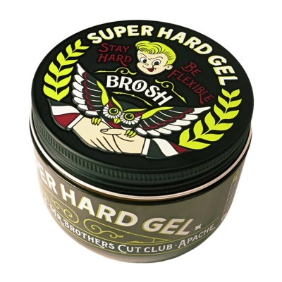 Silný gél na vlasy BROSH Super hard gel 200 g