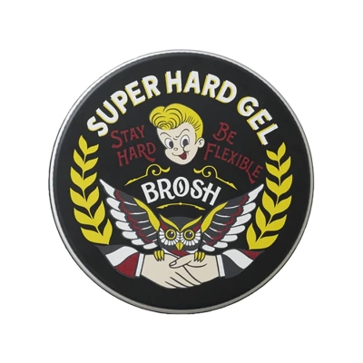 Silný gél na vlasy BROSH Mini Super hard gel 70 g