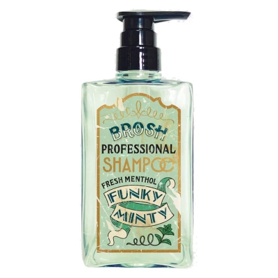 Šampón na vlasy BROSH Hair shampoo - Funky minty 400 ml