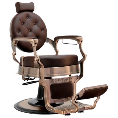 Luxusné barber kreslo BUZZ BRONZE Dark brown chair