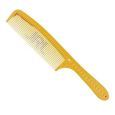 Holičský hrebeň JRL Barbering comb J201 - žltý