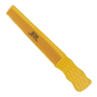 Výtratový hrebeň JRL Barber comb J204 - žltý