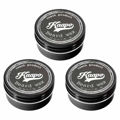 AKCIA 2+1 ZADARMO - Vosk na bradu KAAPO Beard wax 3 x 50 ml