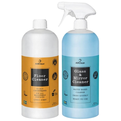 Výhodná sada na čistenie zrkadiel a umývanie podláh DISICIDE 2 x 1000 ml