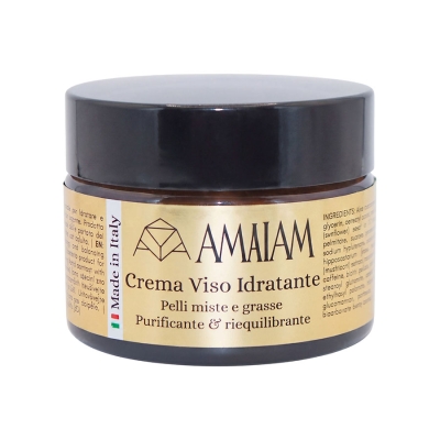 Hydratačný krém pre zmiešanú a mastnú pleť BALLANGI Amaiam Moisturising face cream 50 ml