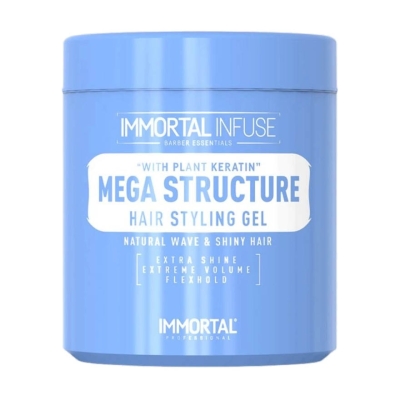 Gél na vlasy s keratínom IMMORTAL Infuse Mega structure hair styling gél 500 ml