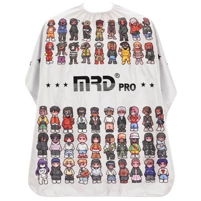Barber pláštenka pre zákazníka MRD Professional Cutting cape White