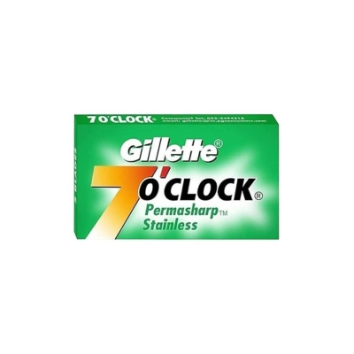 Polené žiletky na holenie GILLETTE 7 O'Clock Super Stainless 10 ks