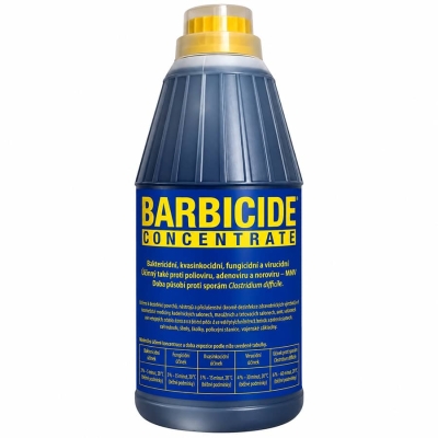 Koncentrát na dezinfekciu nástrojov a príslušenstva BARBICIDE Concentrate 1900 ml