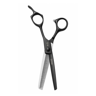 Efilačné nožnice SHŌRAI Thinning 6040 Matt black - 6,0"