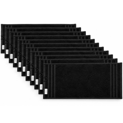 Čierne barber uteráky BARBERCO Premium towels - 10 ks