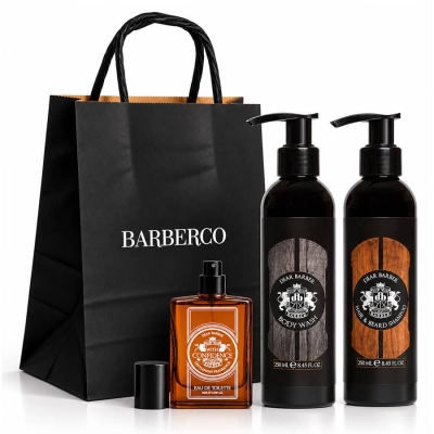 Darčeková sada pre mužov BARBERCO Presents All a Man Needs