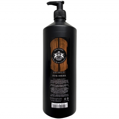 Šampón na vlasy a bradu DEAR BARBER Hair & beard shampoo 1000 ml