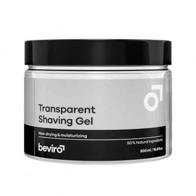 Gél na holenie BEVIRO Invisible shaving gel 500 ml