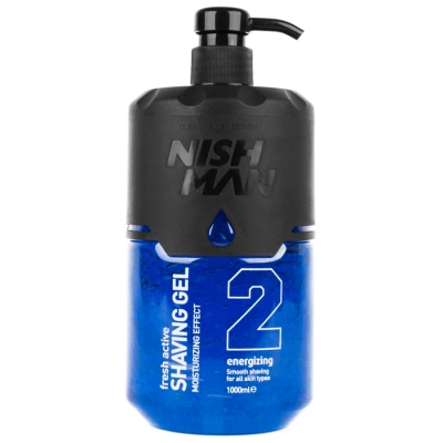 Gél na holenie NISH MAN Shaving gel Energizing 1000 ml