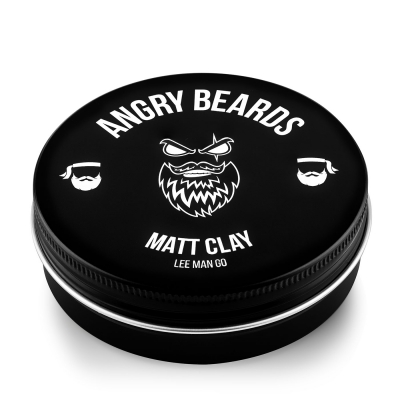 Zmatňujúci hlina na vlasy ANGRY BEARDS Clay Lee Man Go 120 g