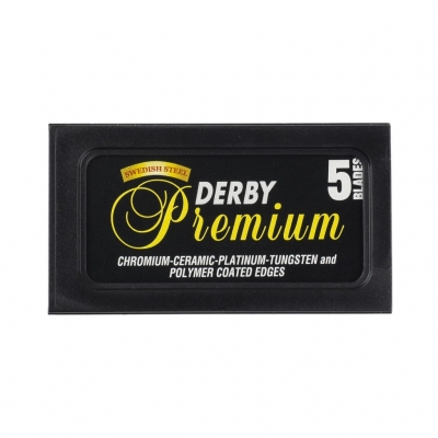 Klasické žiletky DERBY Premium Double Edge 5 ks