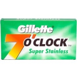 Klasické žiletky GILLETE 7 O'Clock Super Stainless 5 ks