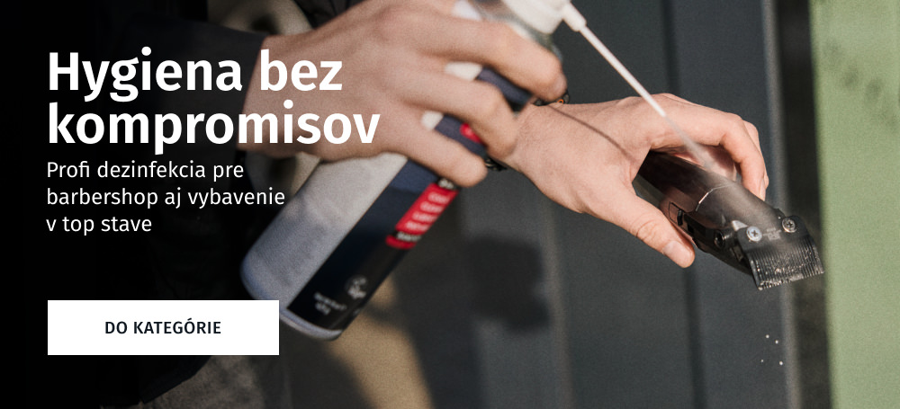 Dezinfekce strojků a pracoviště pro barbershopy a kadeřnictví