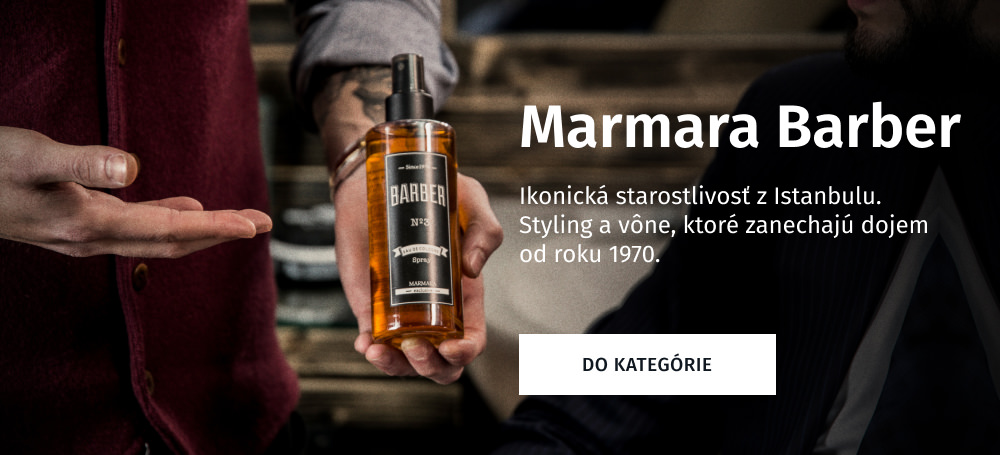 Marmara Barber - kozmetika pre barber shopy v skvelom pomere cena / kvalita